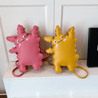 Cartoon pickup monster - shaped crossbody bag - zoraflux