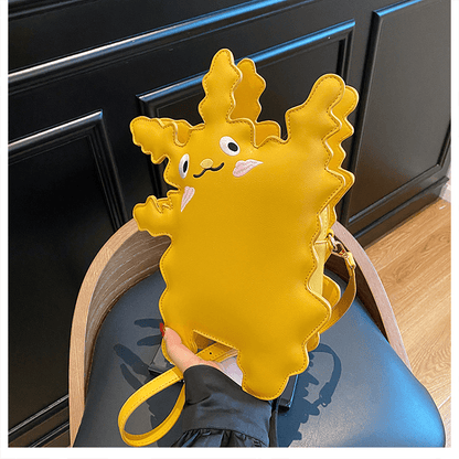 Cartoon pickup monster - shaped crossbody bag - zoraflux