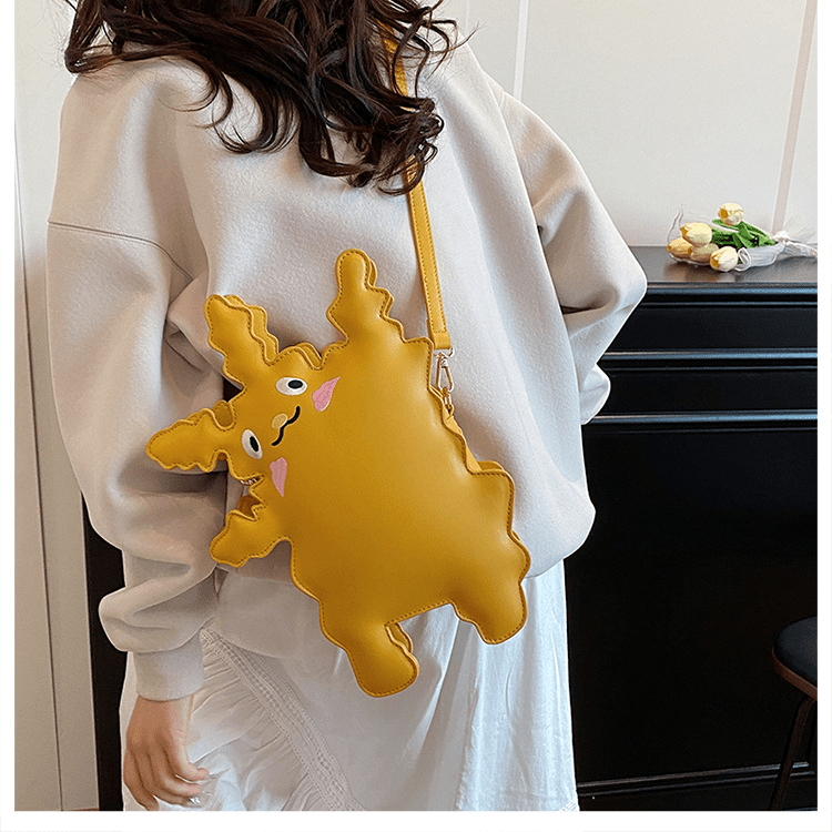 Cartoon pickup monster - shaped crossbody bag - zoraflux