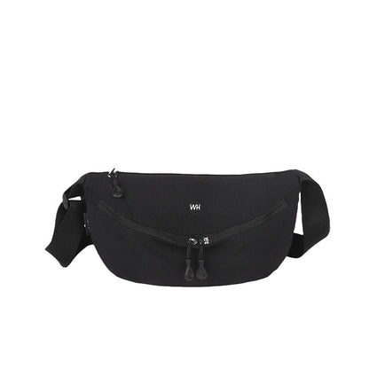 Casual Texture Versatile Nylon Dumpling Bag Korean Style ins Trendy Fashionable Women's Crossbody Shoulder Bag - zoraflux