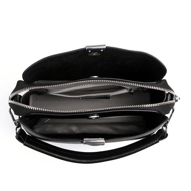 Classic genuine leather crossbody handbag - zoraflux