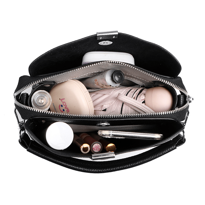 Classic genuine leather crossbody handbag - zoraflux