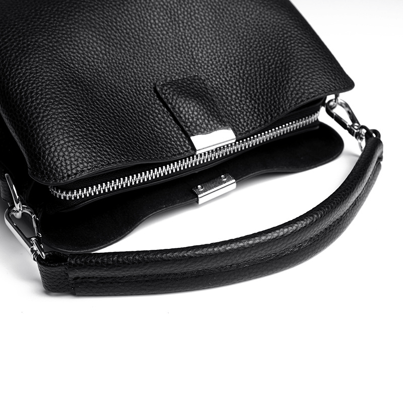 Classic genuine leather crossbody handbag - zoraflux