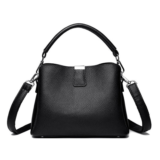 Classic genuine leather crossbody handbag - zoraflux