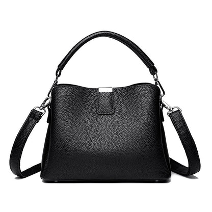 Classic genuine leather crossbody handbag - zoraflux