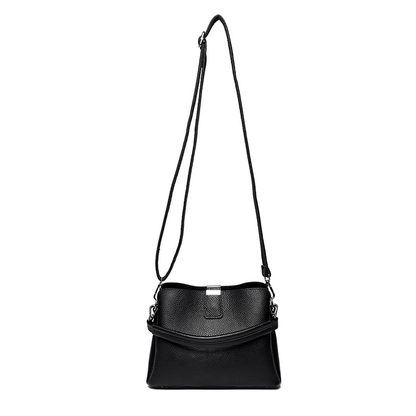 Classic genuine leather crossbody handbag - zoraflux