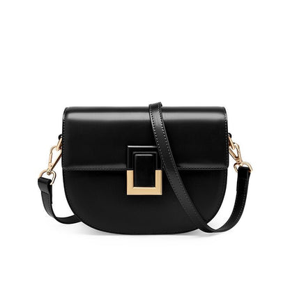 Classic simple leather crossbody bag for women - zoraflux