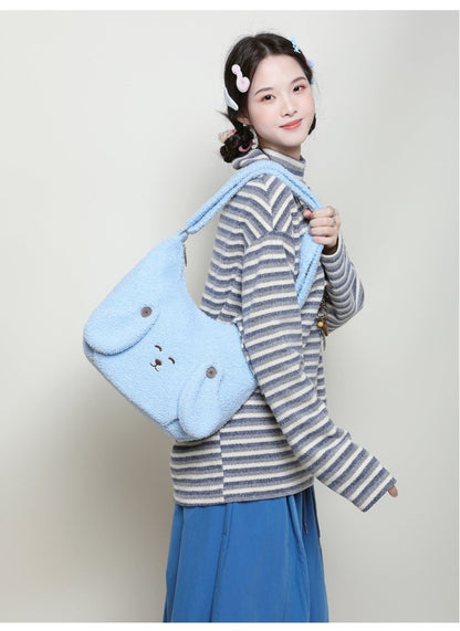 Cute Animal lamb plush crossbody bag - zoraflux