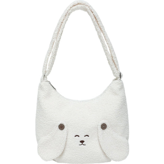 Cute Animal lamb plush crossbody bag - zoraflux