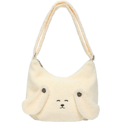 Cute Animal lamb plush crossbody bag - zoraflux