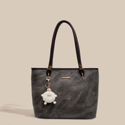 Cute elf pendant large-capacity tote bag - zoraflux