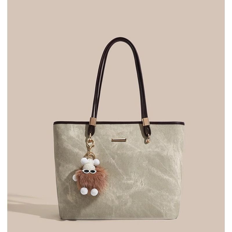 Cute elf pendant large-capacity tote bag - zoraflux