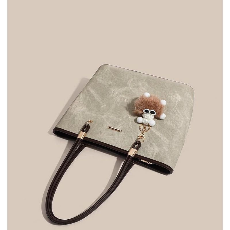 Cute elf pendant large-capacity tote bag - zoraflux