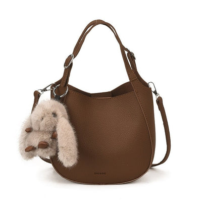 Cute Lucky Little Rabbit Charm Women's Handbag - zoraflux