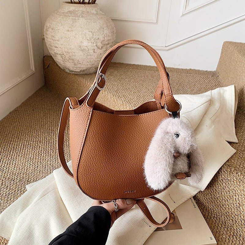 Cute Lucky Little Rabbit Charm Women's Handbag - zoraflux