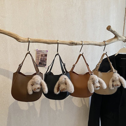 Cute Lucky Little Rabbit Charm Women's Handbag - zoraflux