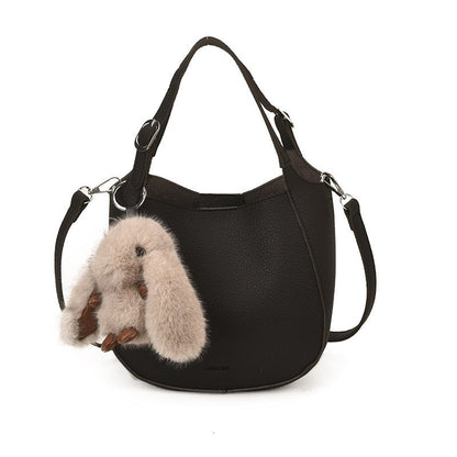 Cute Lucky Little Rabbit Charm Women's Handbag - zoraflux