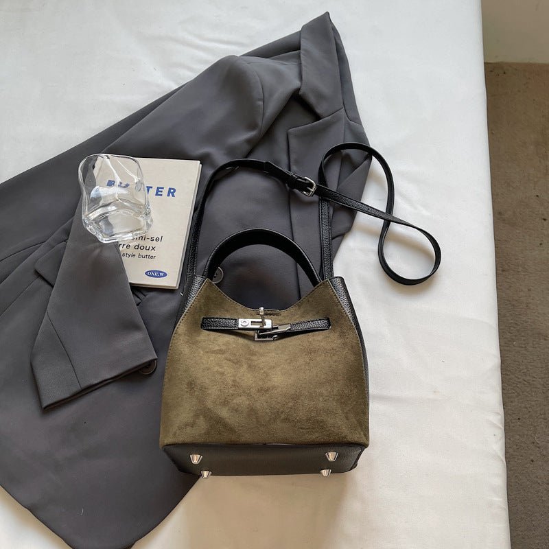 Cute plush figure hanging autumn and winter senior crossbody bag - zoraflux