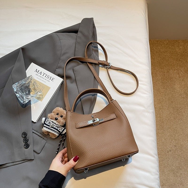 Cute plush figure hanging autumn and winter senior crossbody bag - zoraflux