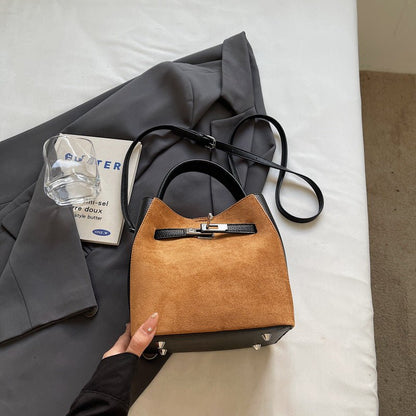 Cute plush figure hanging autumn and winter senior crossbody bag - zoraflux