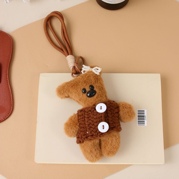 Cute plush hanging accessories for bags, pendants, keychains - zoraflux