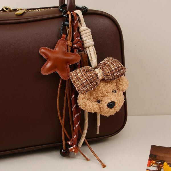 Cute plush hanging accessories for bags, pendants, keychains - zoraflux