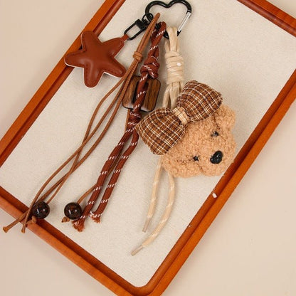 Cute plush hanging accessories for bags, pendants, keychains - zoraflux