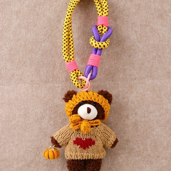 Cute plush hanging accessories for bags, pendants, keychains - zoraflux
