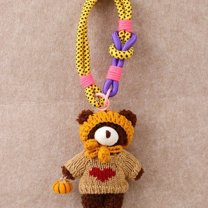 Cute plush hanging accessories for bags, pendants, keychains - zoraflux