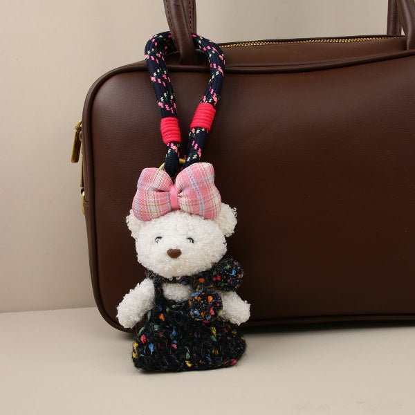 Cute plush hanging accessories for bags, pendants, keychains - zoraflux
