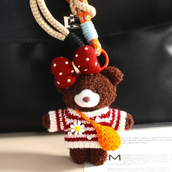 Cute plush hanging accessories for bags, pendants, keychains - zoraflux