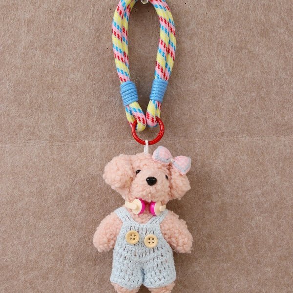 Cute plush hanging accessories for bags, pendants, keychains - zoraflux