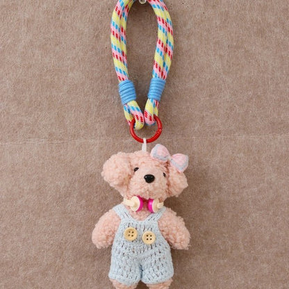 Cute plush hanging accessories for bags, pendants, keychains - zoraflux