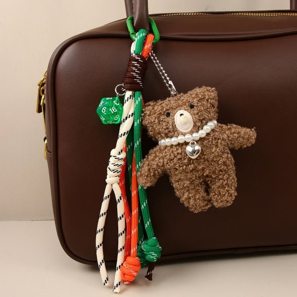 Cute plush hanging accessories for bags, pendants, keychains - zoraflux