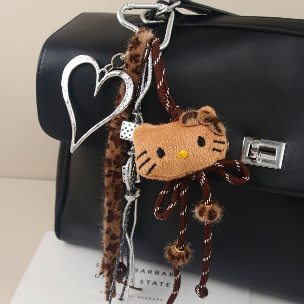 Cute plush hanging accessories for bags, pendants, keychains - zoraflux