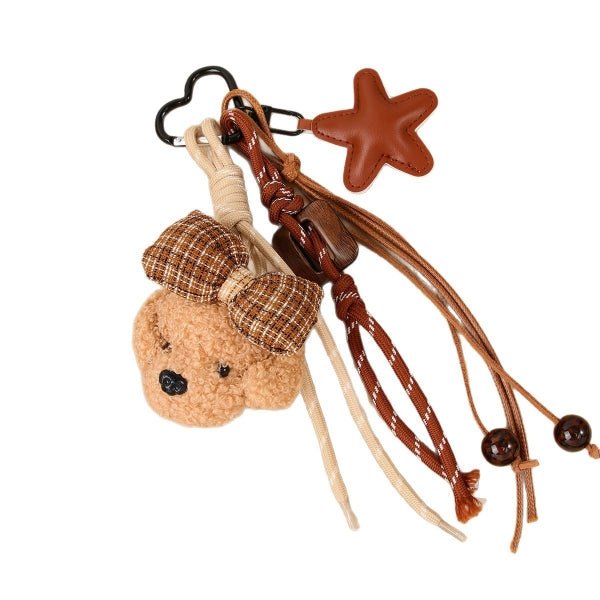 Cute plush hanging accessories for bags, pendants, keychains - zoraflux