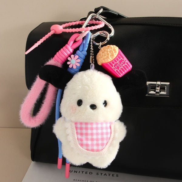 Cute plush hanging accessories for bags, pendants, keychains - zoraflux