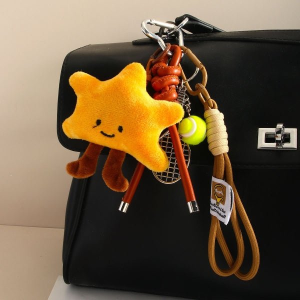 Cute plush hanging accessories for bags, pendants, keychains - zoraflux