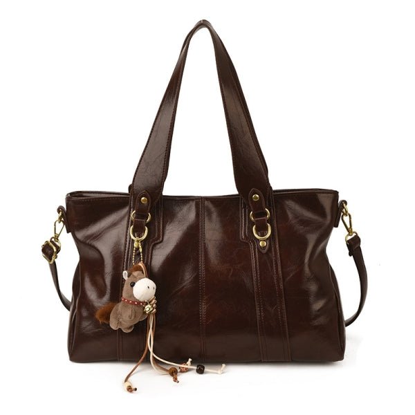 Cute pony pendant large capacity travel tote bag - zoraflux