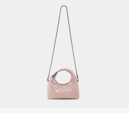 Cute thin shoulder strap silver accessory crossbody bag - zoraflux