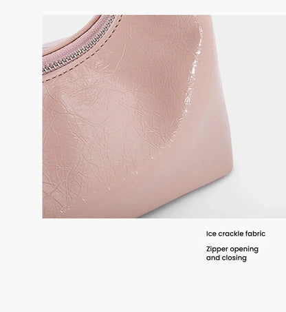 Cute thin shoulder strap silver accessory crossbody bag