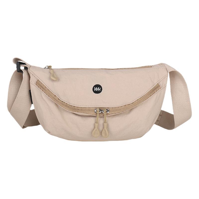 Casual Texture Versatile Nylon Dumpling Bag Korean Style ins Trendy Fashionable Women's Crossbody Shoulder Bag - zoraflux