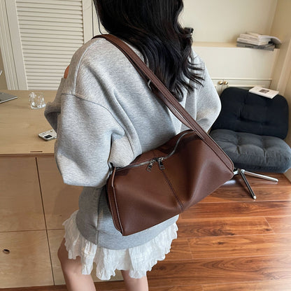 Retro underarm shoulder pillow bag