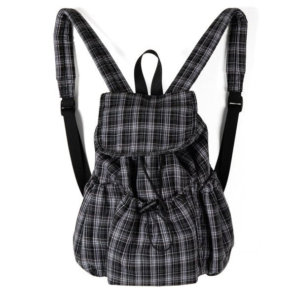 Drawstring design lightweight backpack for students and casual travel - zoraflux