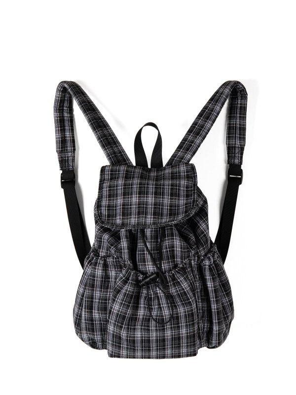 Drawstring design lightweight backpack for students and casual travel - zoraflux