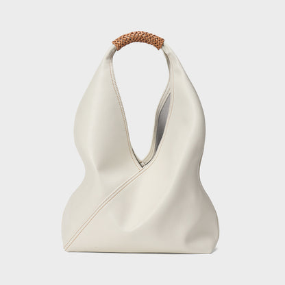 Niche light luxury genuine leather women's underarm bag