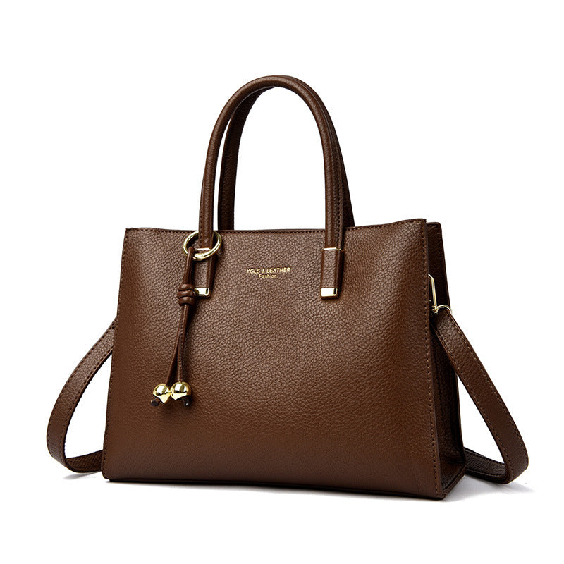 Multi-color commuter handbag