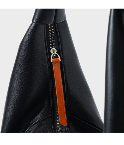 Genuine leather commuter lazy style niche women's bag