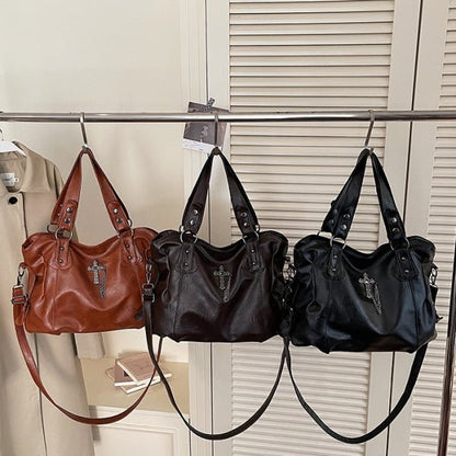 Fashion Gothic - style large capacity tote bag - zoraflux