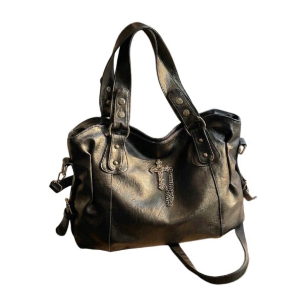 Fashion Gothic - style large capacity tote bag - zoraflux